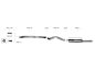 Preview: Bastuck Edelstahl Gr.A Komplettanlage VW Scirocco 2 - 1 x 90mm